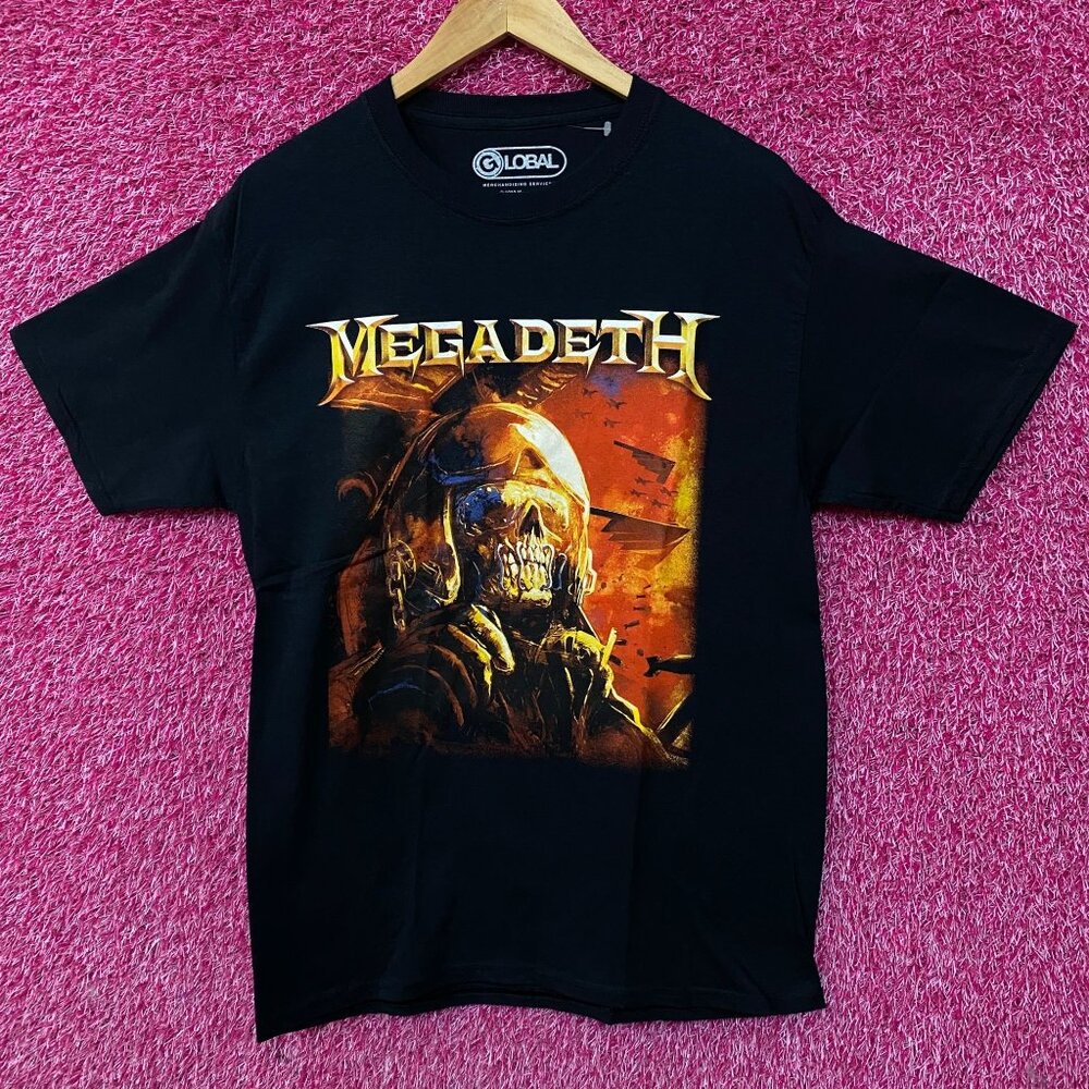 Megadeth "Fighter Pilot" Thrash Metal Band T-shirt Medium